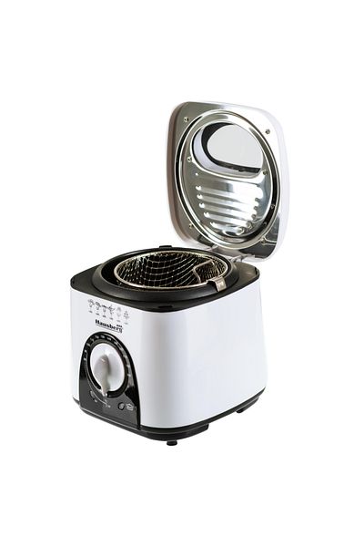 Hausberg Fritéza HB 1320NG, 950 W, 1 l, bílá/černá