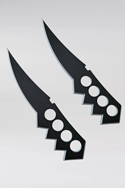 FigürDizayn Chakra Blade Bıçak Anime Naruto 26 cm 2 Adet