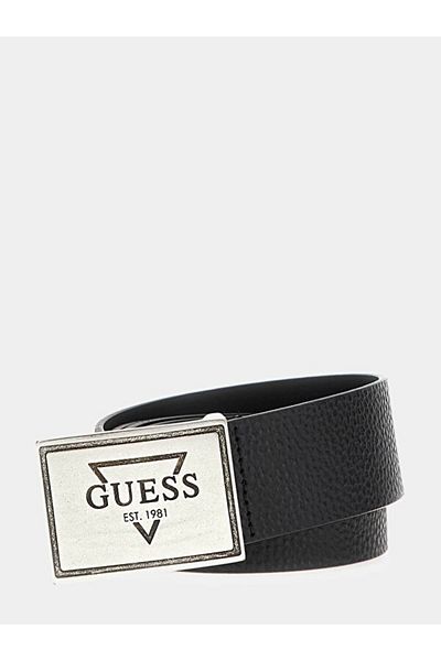 Guess Branded Men's Leather Belt