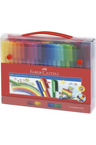 Faber Castell Carioca 60 colors connector gift box Faber-Castell