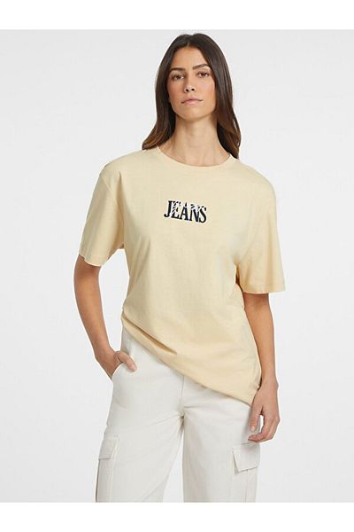 Guess T-shirt Jeans Kadın Boxy Fit