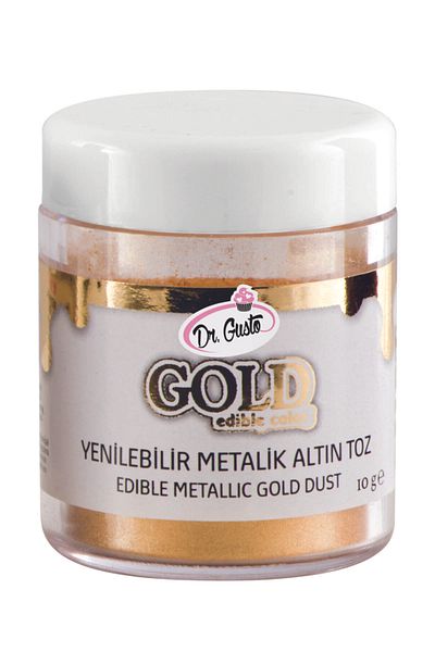 Gusto Dr Gusto Gold Edible Metallic Powder Gilding Paint 10 g