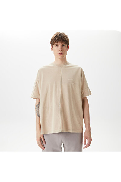 United 4 UNITED4 Erkek Krem T-Shirt