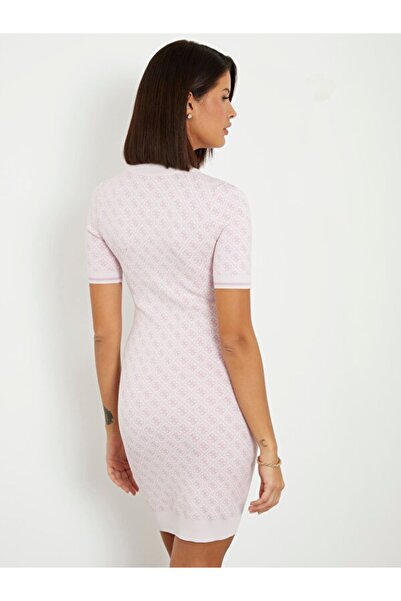 Guess Lise 4G Logo Kadın Triko Elbise