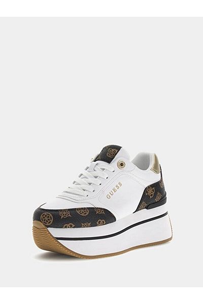 Guess Pantofort alb pentru femei FLPCM4FAL12WHIBR