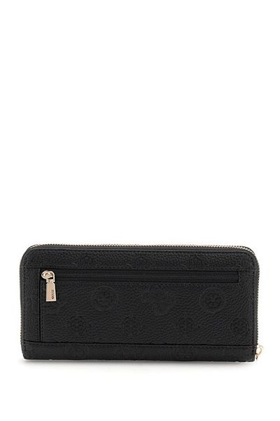 Guess CRESIDIA SLG LARGE Z Γυναικείο μαύρο πορτοφόλι SWPG9349146-BLA