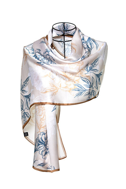 CASHMERE AND SİLK MAWLANA (53X173) Şal de mătase pură