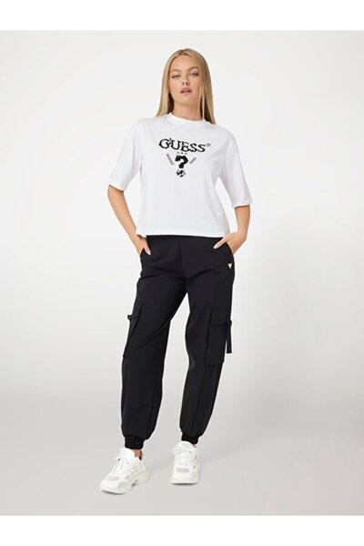 Guess Γυναικείο T-Shirt Active Boxy Fit Aurélie