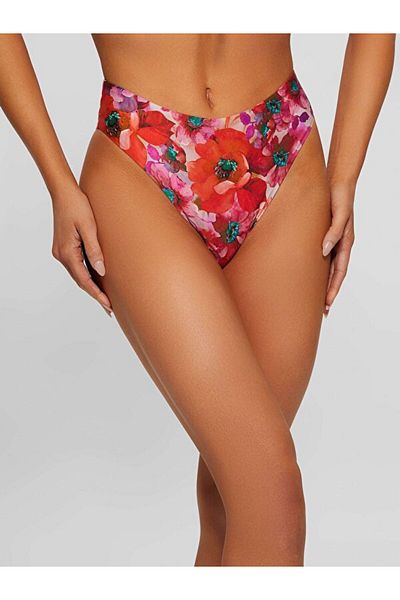 Guess Women's High Brief Bikini Bottom