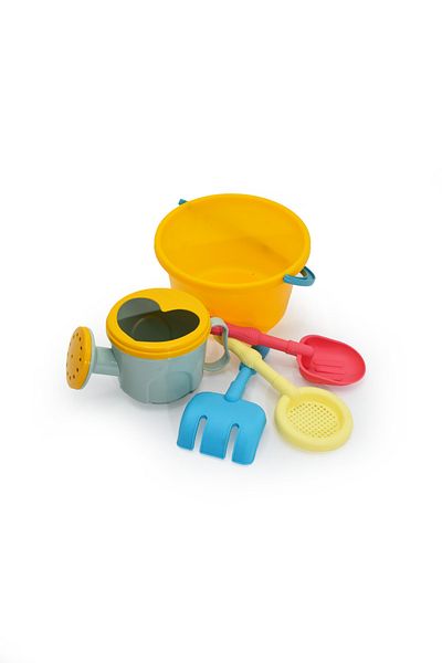 Waldern Toys Small Size Bucket Water Bottle and Shovel Sea Beach Set
