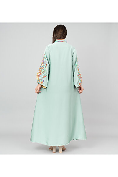 IKKXA Modern Embroidery Jalabiya