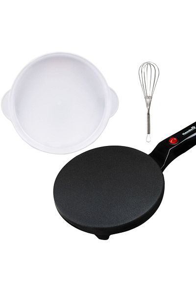 Hausberg Plita Pentru Clatite Hb-9910ng, Design Compact, Suprafata Antiaderenta, Negru