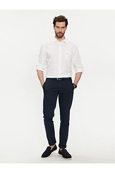 Guess LS ROLL-UP SHIRT Erkek Beyaz Gömlek F4GH00WG3L0-G011