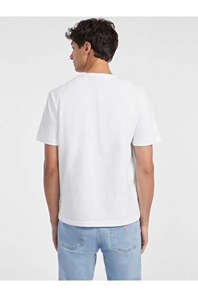 Guess Ανδρικό μπλουζάκι με κανονική εφαρμογή τζιν