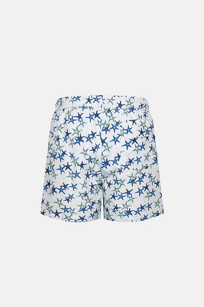Dagi Mehrfarbiger Seestern-Des. Kurze Shorts