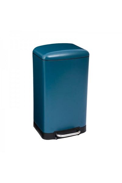5FiveSmart Metal pedal bin, Ariane Blue, 30 liters