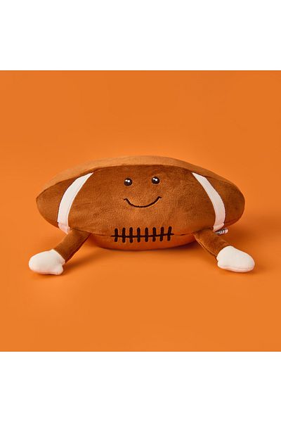 Evidea Soft Rugby Ball Figured Pillow - Brown - 35X20 cm