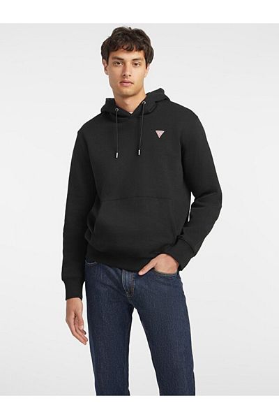 Guess Erkek Siyah Iconic Sweatshirt