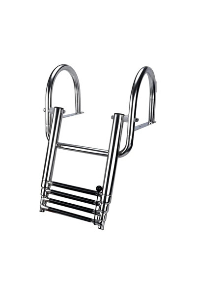 Erol Tutamaklı Teleskopik Merdiven 4 Basamaklı 30x102x16 cm