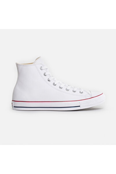 Converse Chuck Taylor All Star Hi Deri Unisex Beyaz Sneaker