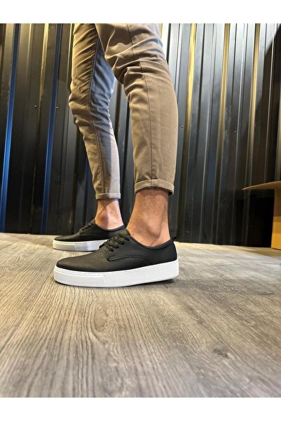 Knack Günlük Siyah Beyaz Erkek Ayakkabısı