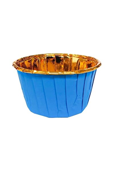 Dolphin Muffin Kek Kapsülü Mavi Içi Gold 25 Li