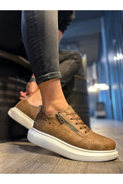 Knack Matte Tan High Sole Casual Shoes 555