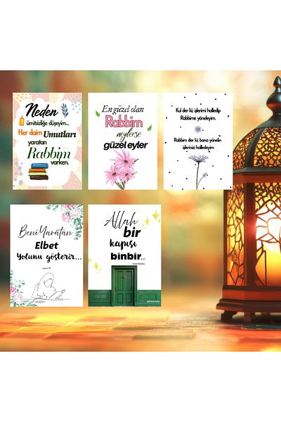 Fatofotofan An Inspiration Every Day, Set of 5 Religious Cards