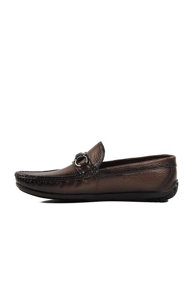 AYAKMOD 505453 M Καφέ Ανδρικά Παπούτσια Casual Loafer