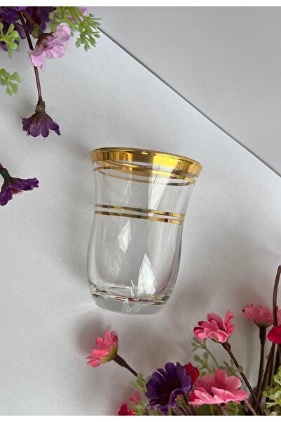 Paşabahçe 42191 Yaldızlı 6'lı Çay Bardağı