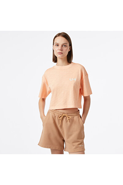 United 4 UNITED4 Kadın Turuncu T-Shirt