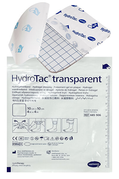 Hartmann Hydrotac transparent Gliserinli, poliüretan, şeffaf, steril, yanık, ...