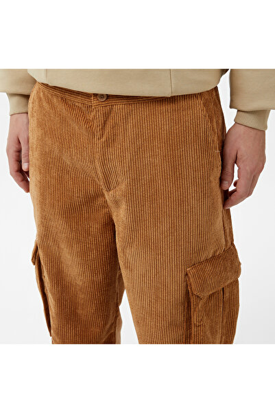 United 4 UNITED4 Erkek Kahverengi Kargo Pantolon