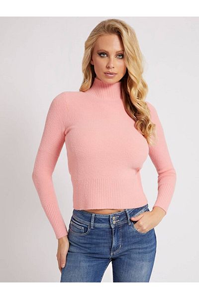Guess Turtle Patterned Women's Knitwear Sweater