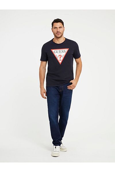 Guess Cn Ss Original Logo Men's Slim Fit T-Shirt