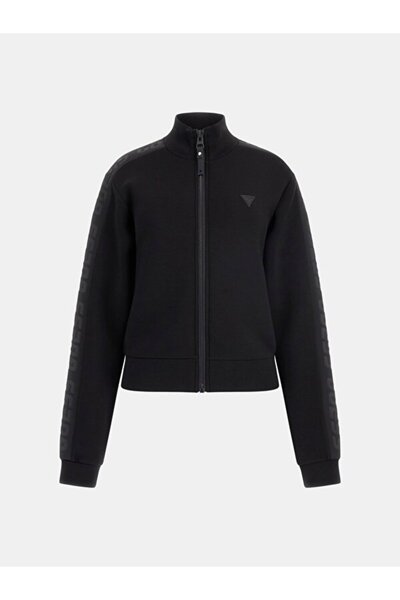 Guess Kadın Siyah New Allie Logolu Sweatshirt