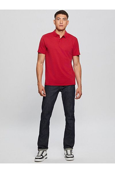 Guess تي شيرت بولو رجالي ذو قصة عادية من Paul