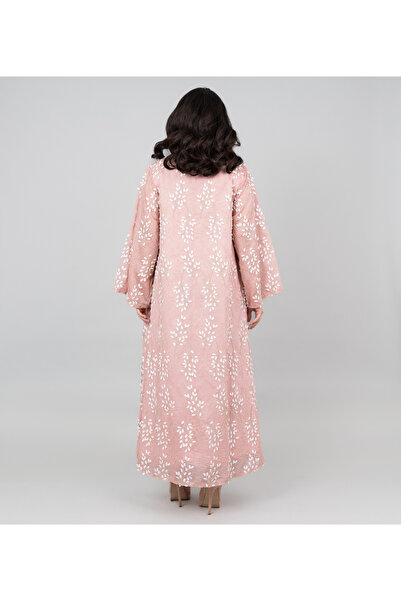 IKKXA Petal Grace Embroidered Jalabiya