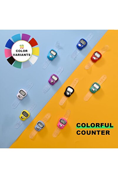 AWH Electronic Finger Counter – 5-Digit LCD Clicker, Resettable Handheld Tally Counter