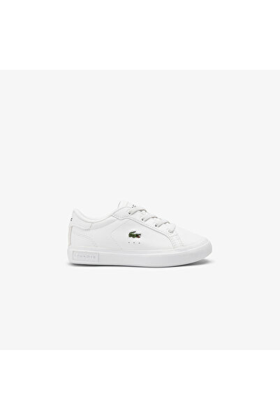 Lacoste Powercourt Çocuk Beyaz Sneaker