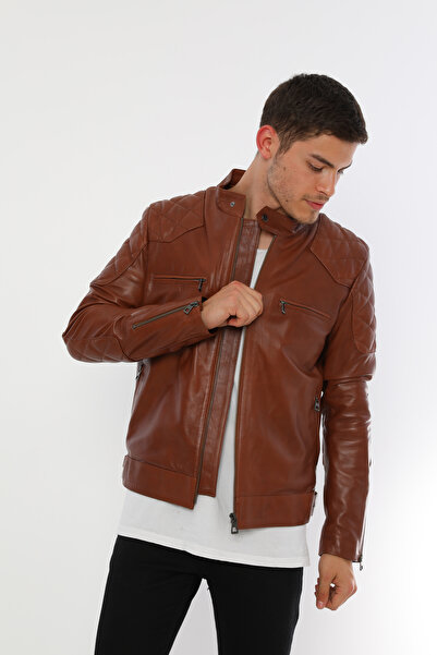 ZanDeri Leather Coat