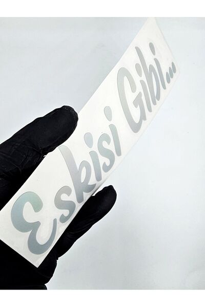 BsElektronik Etiketçiler Özel Eskisi Gibi Sticker - Özel Tarasım Hologram Sti...