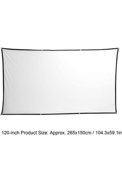 erorex Outdoor Projector Screen Screen Projector Projector Screen Pull Down Foldable Projection Screen