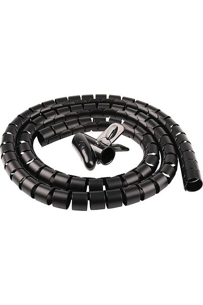 erorex منظم كابلات Life Cable Management Sleeve منظم كابلات بسحاب حلزوني لف الكابلات وحامل الأنابيب
