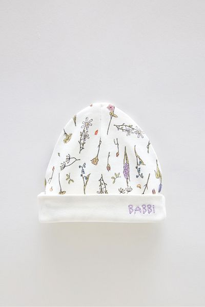 Atelier Babbi Newborn Bib & Hat Set - Spring