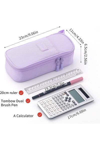 erorex Durable Pencil Case Big Storage Pen Pouch Bag Large Capacity With Strong Zippers Pulls Sturdy And