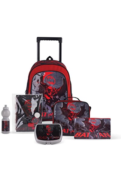 Generic Warner Bros' Dark Hero 6 In 1 Trolley Box Set 16 Inch Size