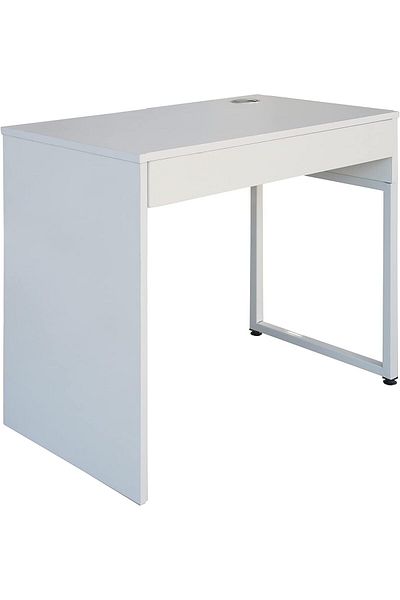 erorex Study Desk With Drawer White