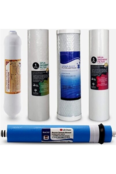 Genel Markalar 80 Gpd Membranlı 5 Li Su Arıtma Filtre Seti Açık Kasa Su Arıtm...