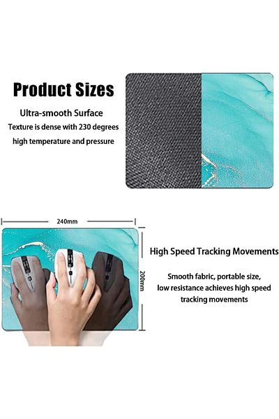 erorex Mouse Pad Office Mouse Mat Durable Large Mouse Pad Water Resistant Thick Writing Pads With Non Slip
